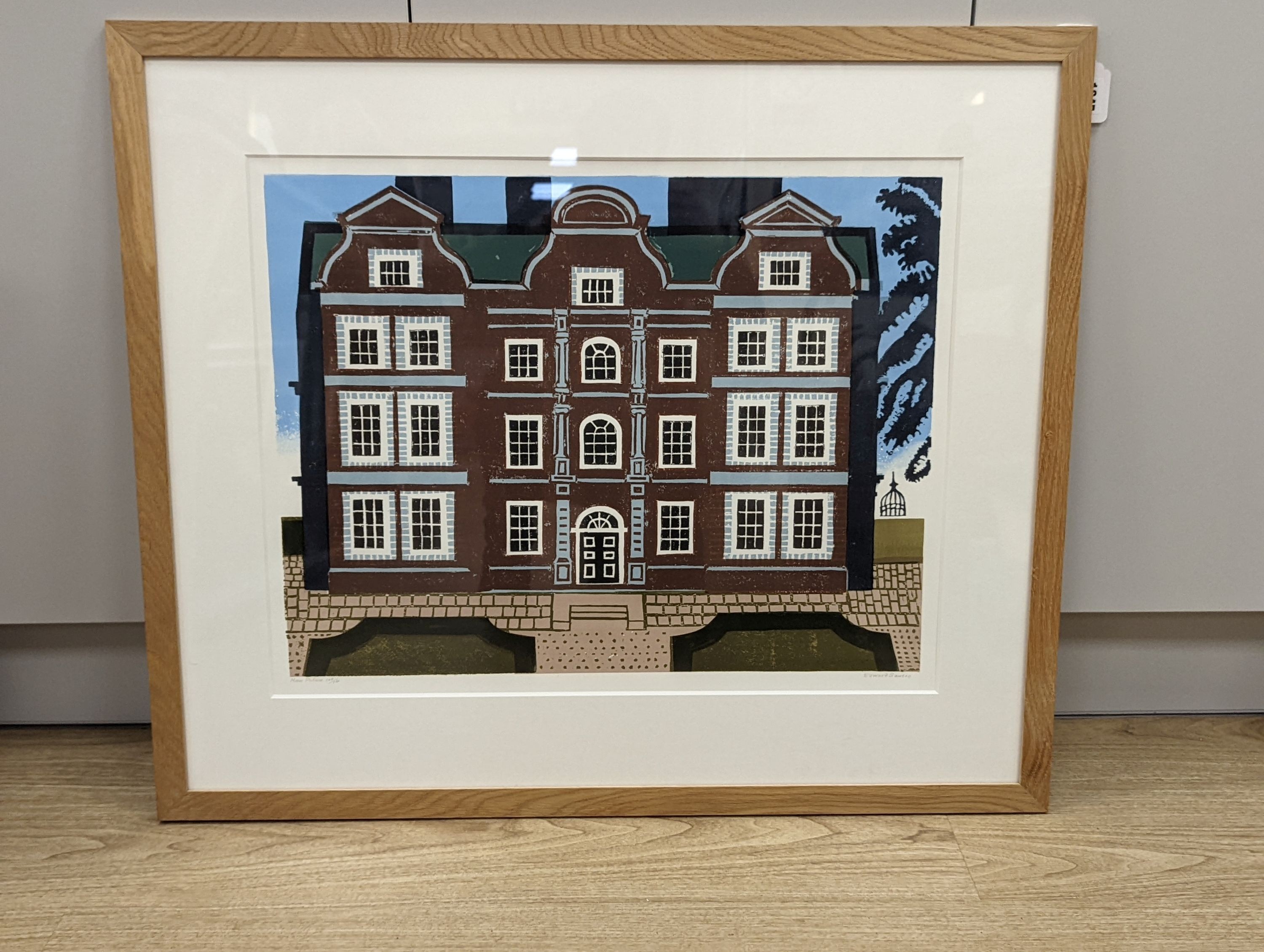 Edward Bawden (1903- 1989), lithograph, Kew Palace, signed in pencil, 103/160, 50 x 64cm